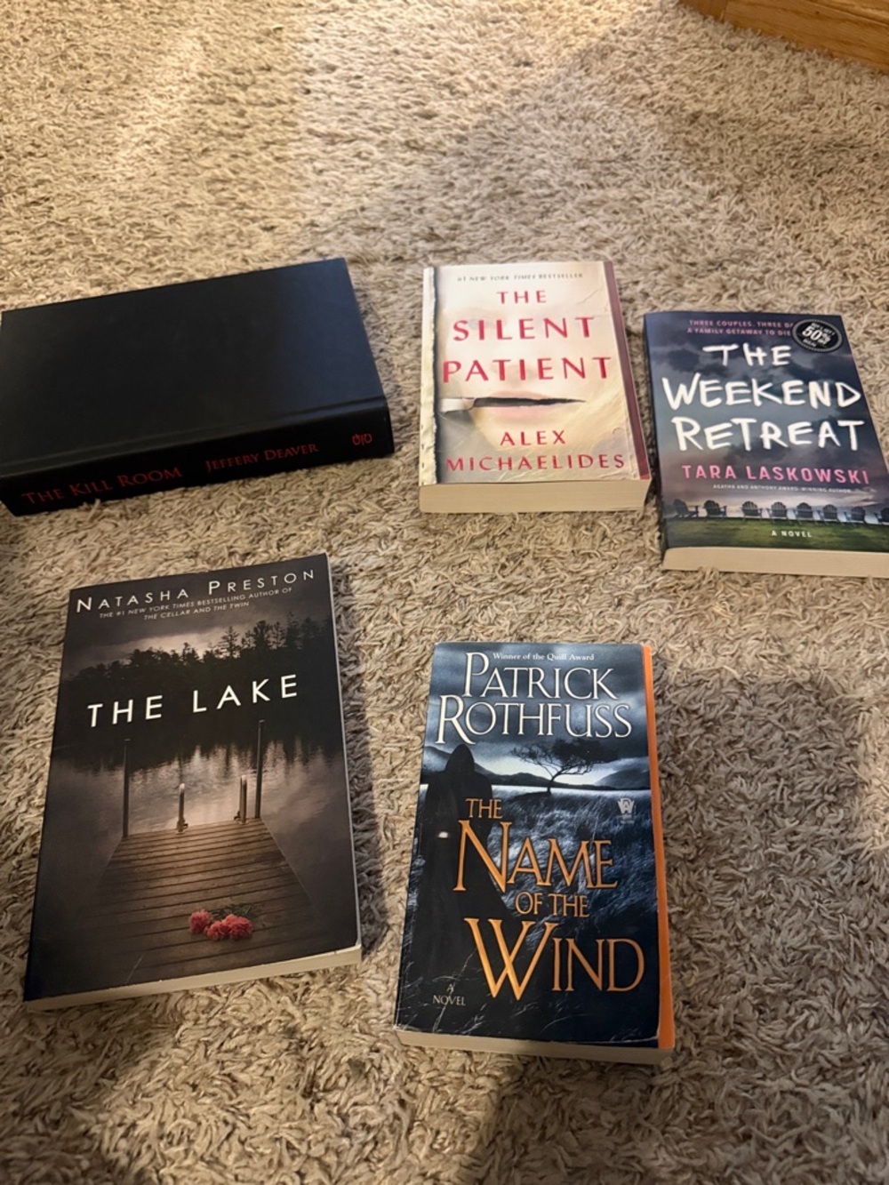 Assorted mystery thriller books